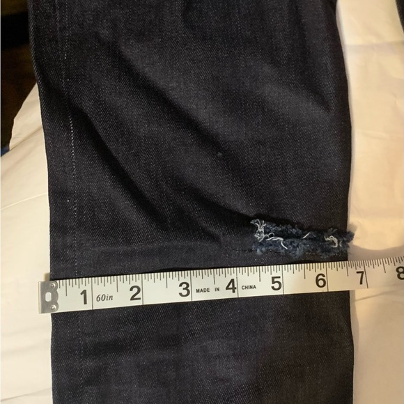 Mazara Heeled Peek-Toe Boot Size 9 Dark Denim - Picture 4 of 8